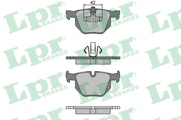 Тормозные колодки LPR 05P1476