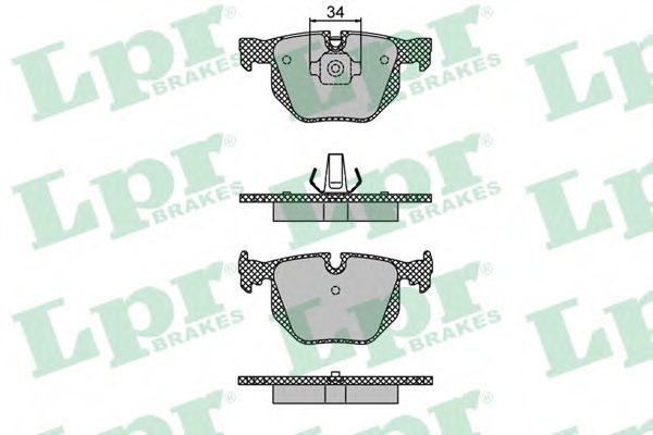 Тормозные колодки LPR 05P1477