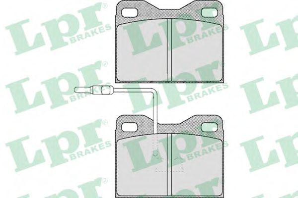 Тормозные колодки lpr 05P148