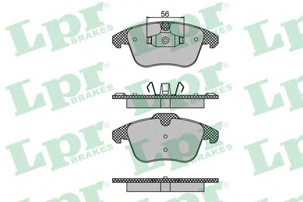 Тормозные колодки LPR 05P1480