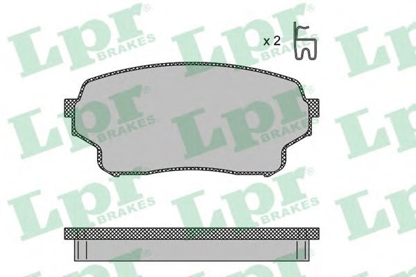 Тормозные колодки LPR 05P1483