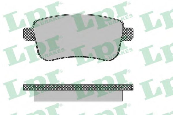 Тормозные колодки LPR 05P1484