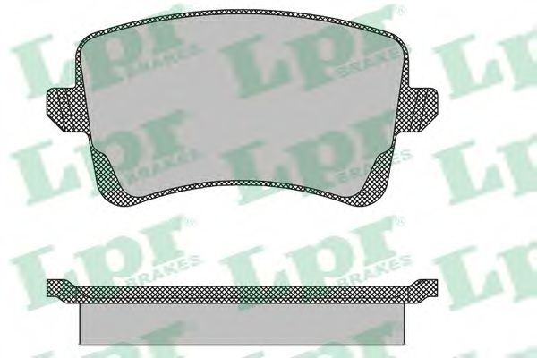 Тормозные колодки LPR 05P1489