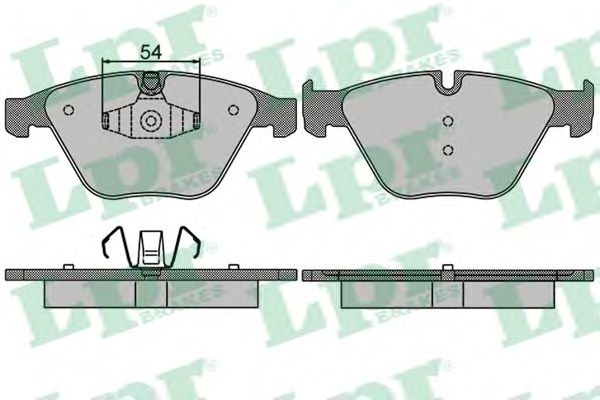 Тормозные колодки LPR 05P1509