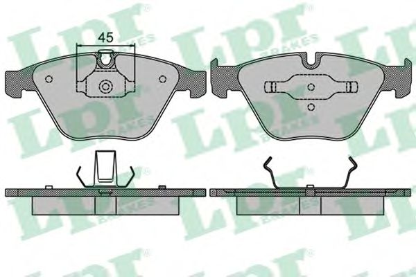 Тормозные колодки LPR 05P1510