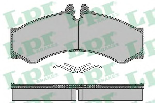 Тормозные колодки LPR 05P1517