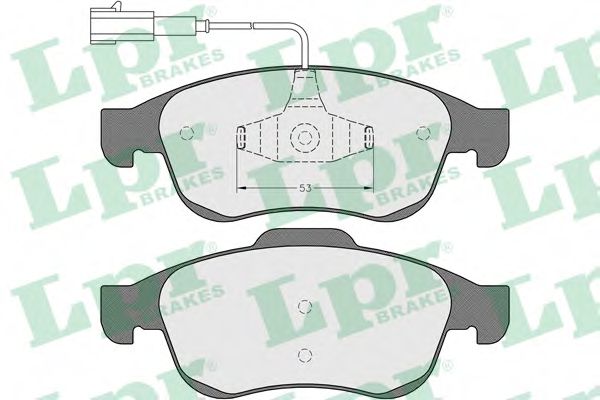 Тормозные колодки LPR 05P1535