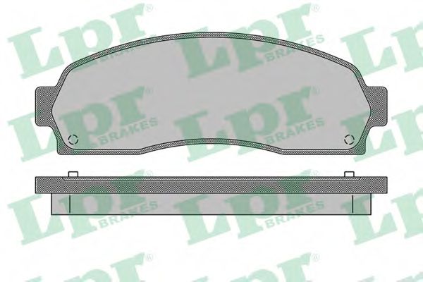 Тормозные колодки LPR 05P1542