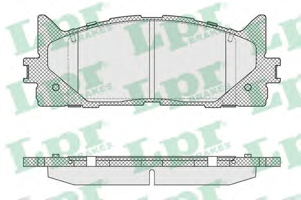 Тормозные колодки LPR 05P1593