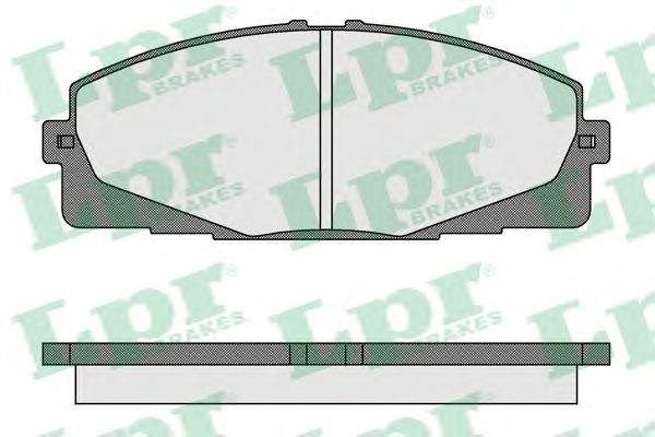 Тормозные колодки LPR 05P1595