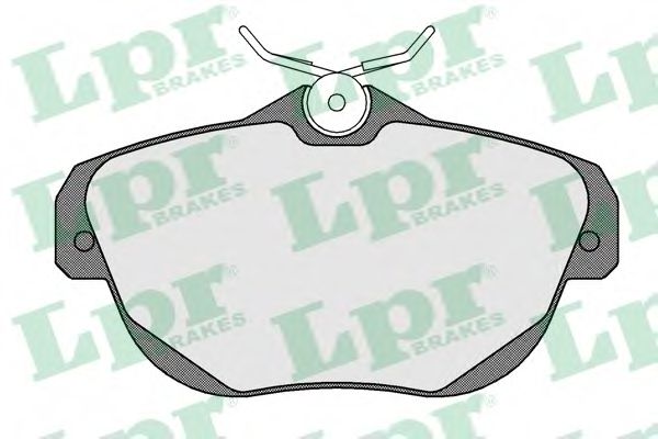 Тормозные колодки LPR 05P1603