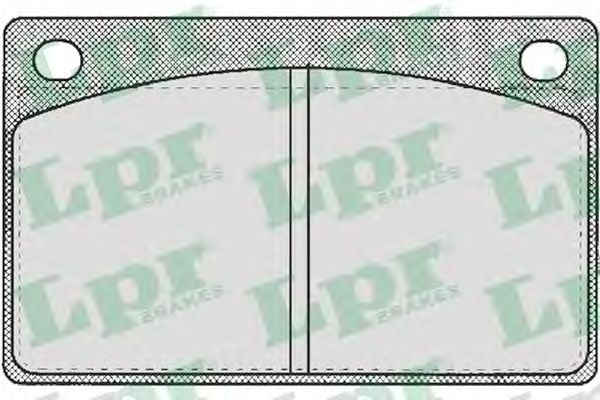 Тормозные колодки LPR 05P161