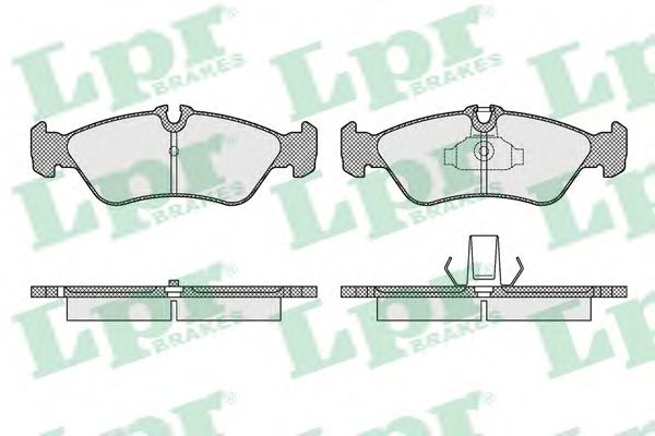 Тормозные колодки LPR 05P1611