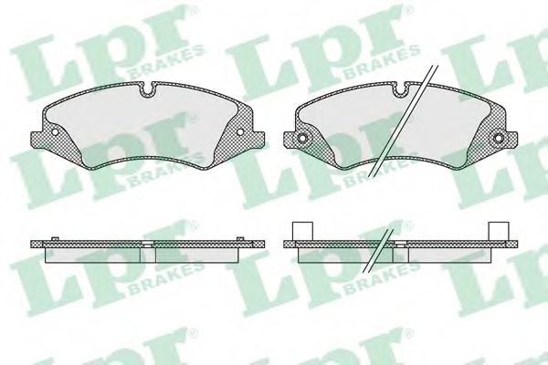 Тормозные колодки LPR 05P1616