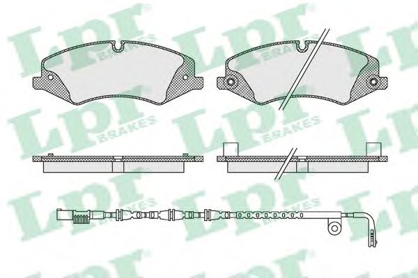 Тормозные колодки LPR 05P1616B