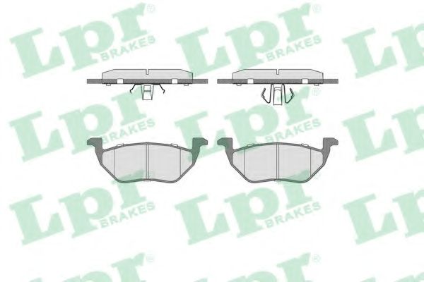 Тормозные колодки LPR 05P1620