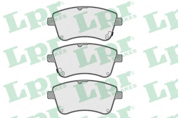 Тормозные колодки LPR 05P1623