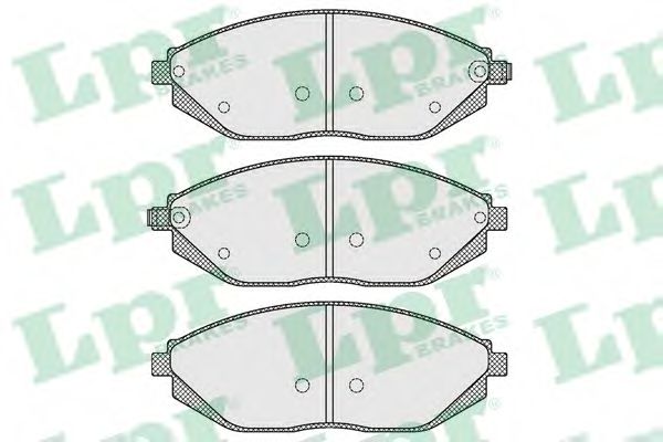 Тормозные колодки LPR 05P1629
