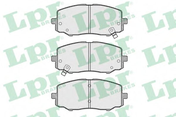 Тормозные колодки LPR 05P1633