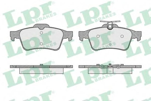 Тормозные колодки LPR 05P1637