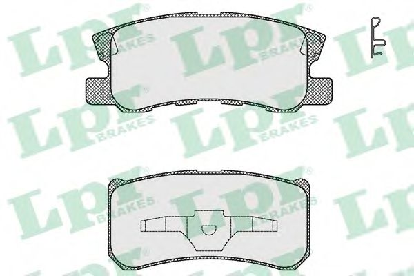 Тормозные колодки LPR 05P1639
