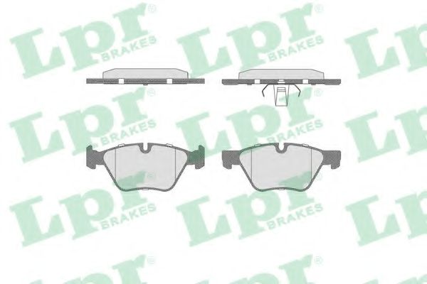 Тормозные колодки LPR 05P1641