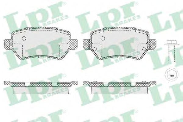 Тормозные колодки LPR 05P1650