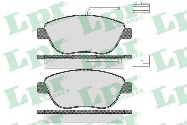 Тормозные колодки LPR 05P1657