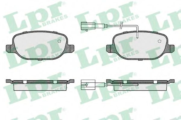 Тормозные колодки LPR 05P1659