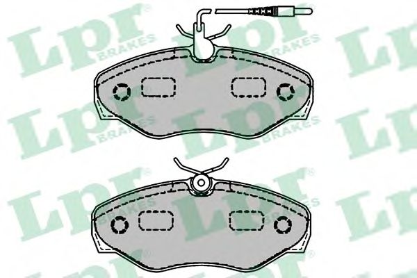 Тормозные колодки LPR 05P1660