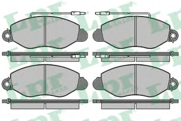 Тормозные колодки LPR 05P1663