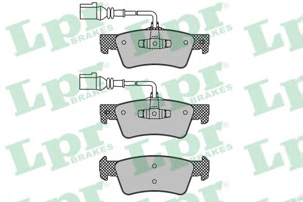 Тормозные колодки LPR 05P1667