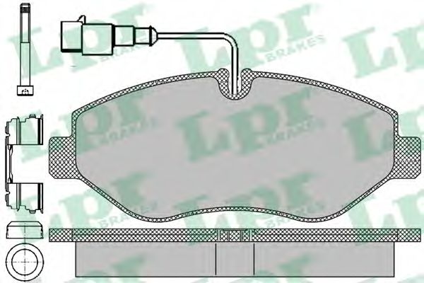 Тормозные колодки LPR 05P1669