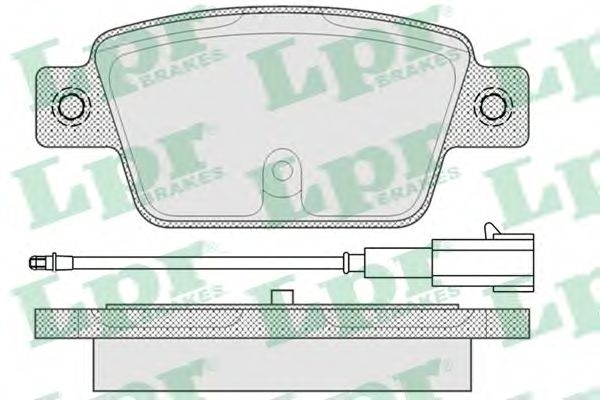 Тормозные колодки LPR 05P1676