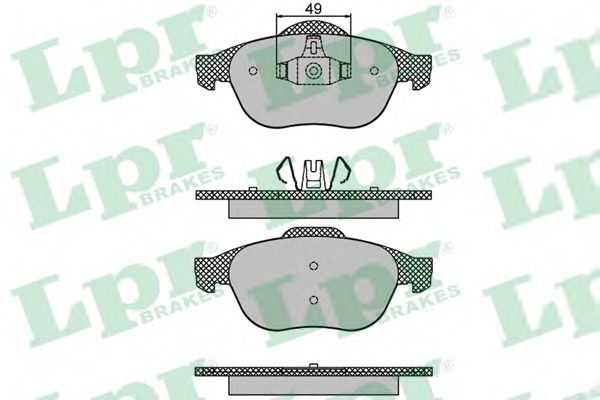 Тормозные колодки LPR 05P1678