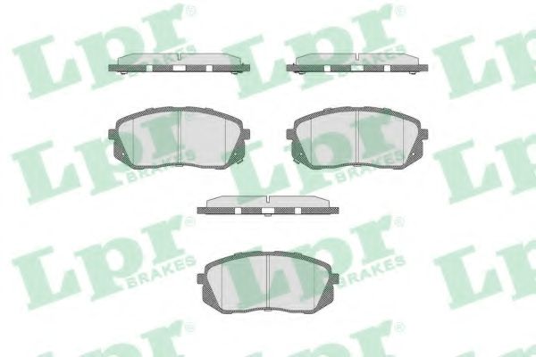 Тормозные колодки LPR 05P1689