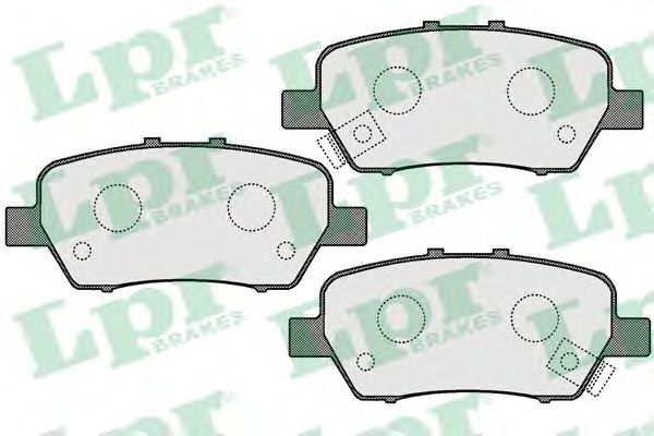 Тормозные колодки LPR 05P1692