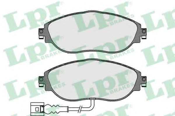 Тормозные колодки LPR 05P1734