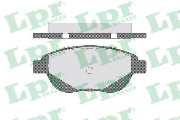 Тормозные колодки LPR 05P1751