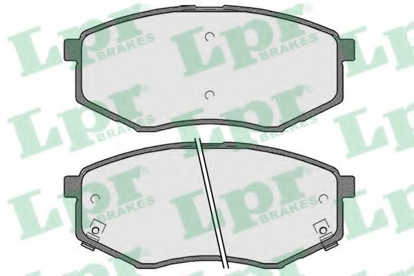 Тормозные колодки LPR 05P1757
