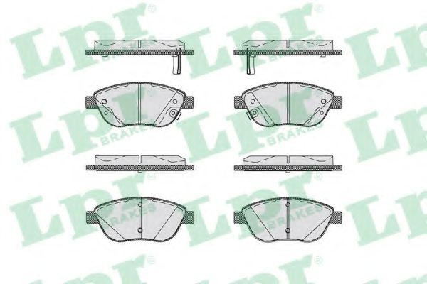 Тормозные колодки LPR 05P1760