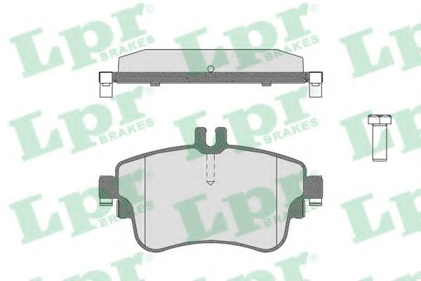 Тормозные колодки LPR 05P1780
