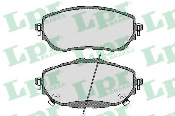 Тормозные колодки LPR 05P1784