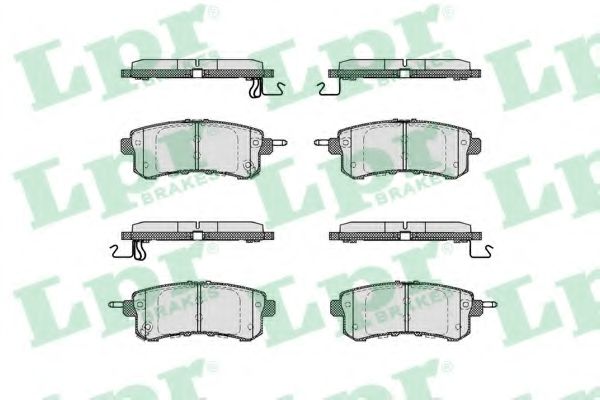 Тормозные колодки LPR 05P1798