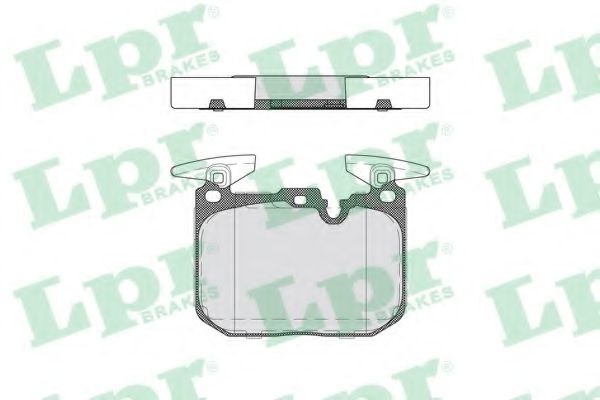 Тормозные колодки LPR 05P1851