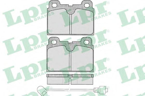 Тормозные колодки lpr 05P219