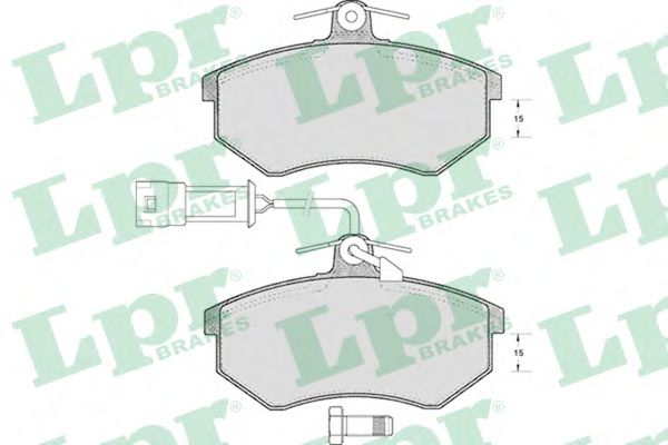 Тормозные колодки LPR 05P221