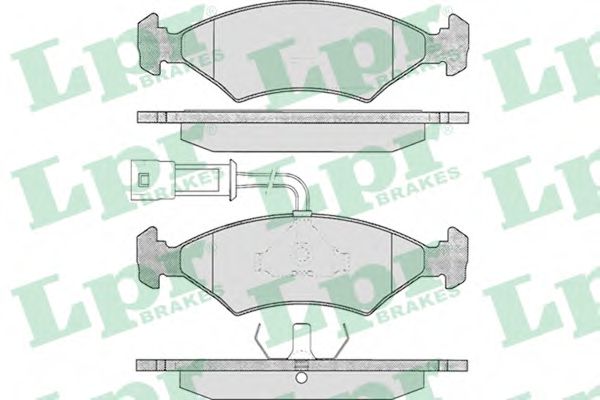 Тормозные колодки LPR 05P242