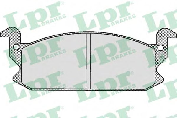 Тормозные колодки LPR 05P257