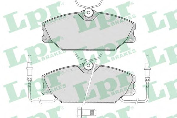Тормозные колодки LPR 05P258